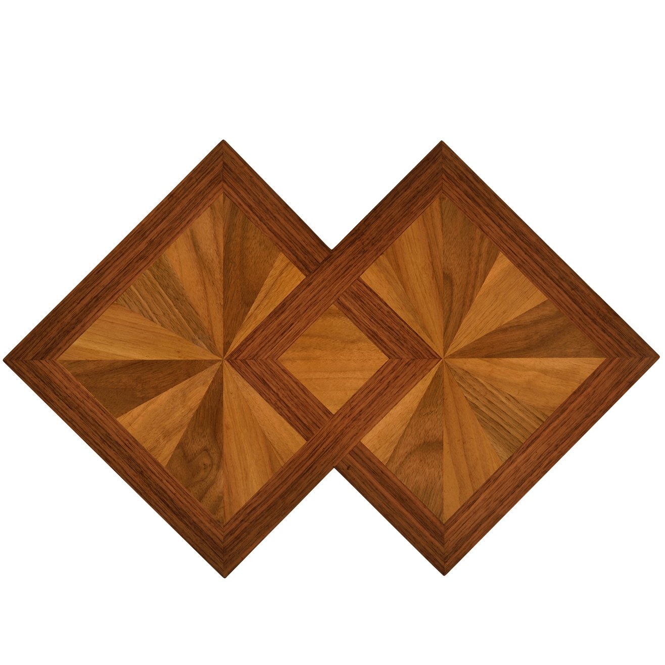 Jonathan Charles Side Table Double Diamond Bookmatched