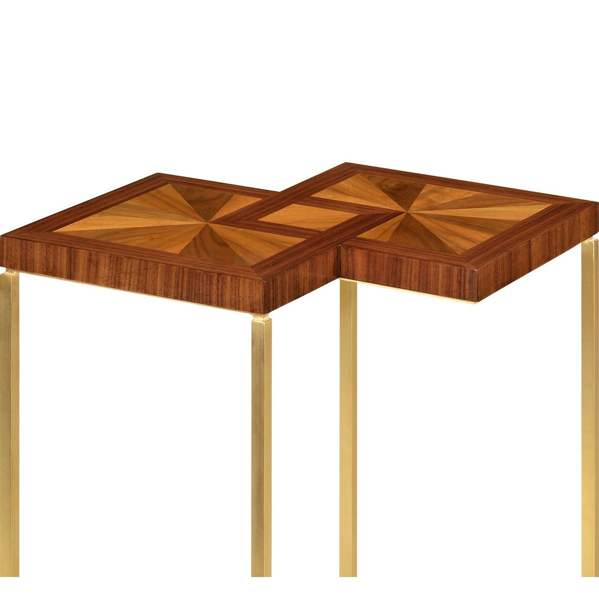 Jonathan Charles Side Table Double Diamond Bookmatched