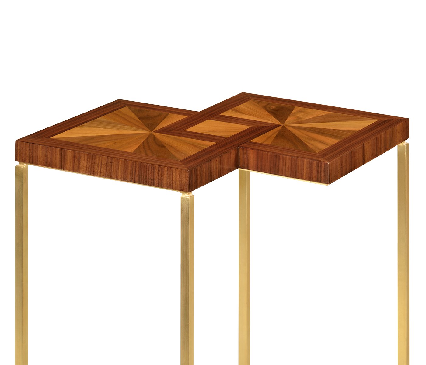 Jonathan Charles Side Table Double Diamond Bookmatched