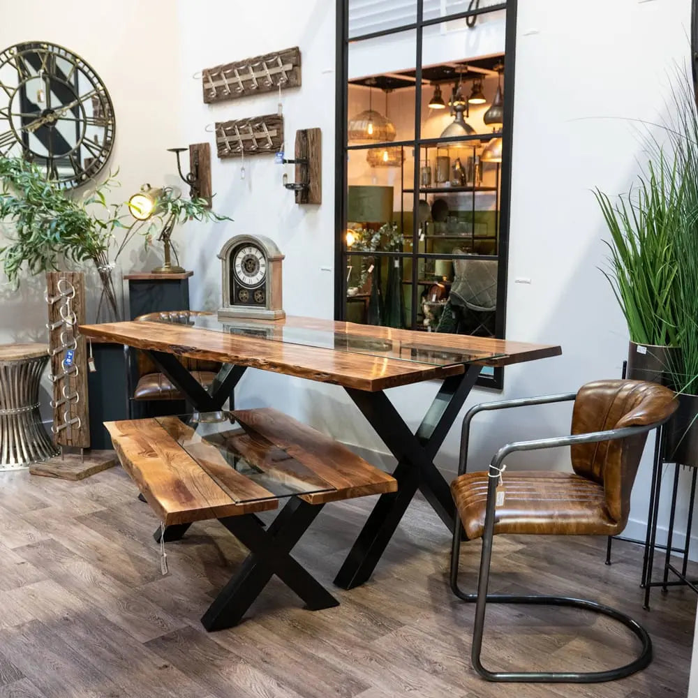 Kaipo Live Edge River Dining Table