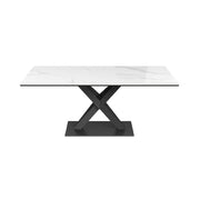 Kaito White Gloss Ceramic Coffee Table Coffee Table