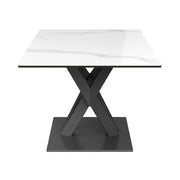 Kaito White Gloss Ceramic Side Table