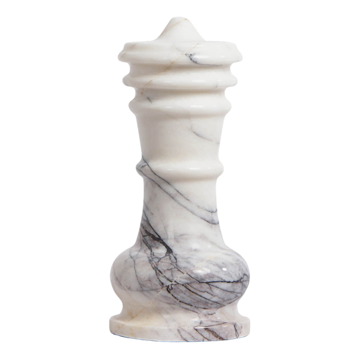 Keiichi Chess Queen Ornament in Marble