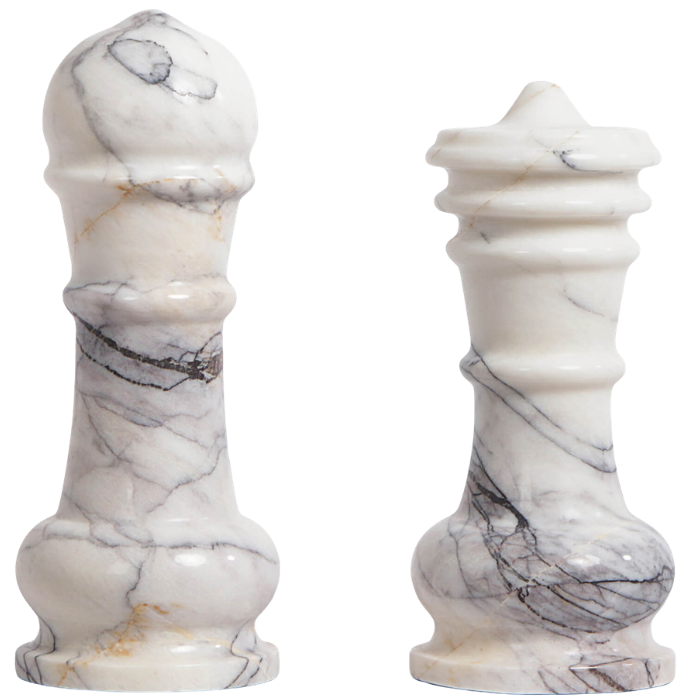 Keiichi Chess Queen Ornament in Marble