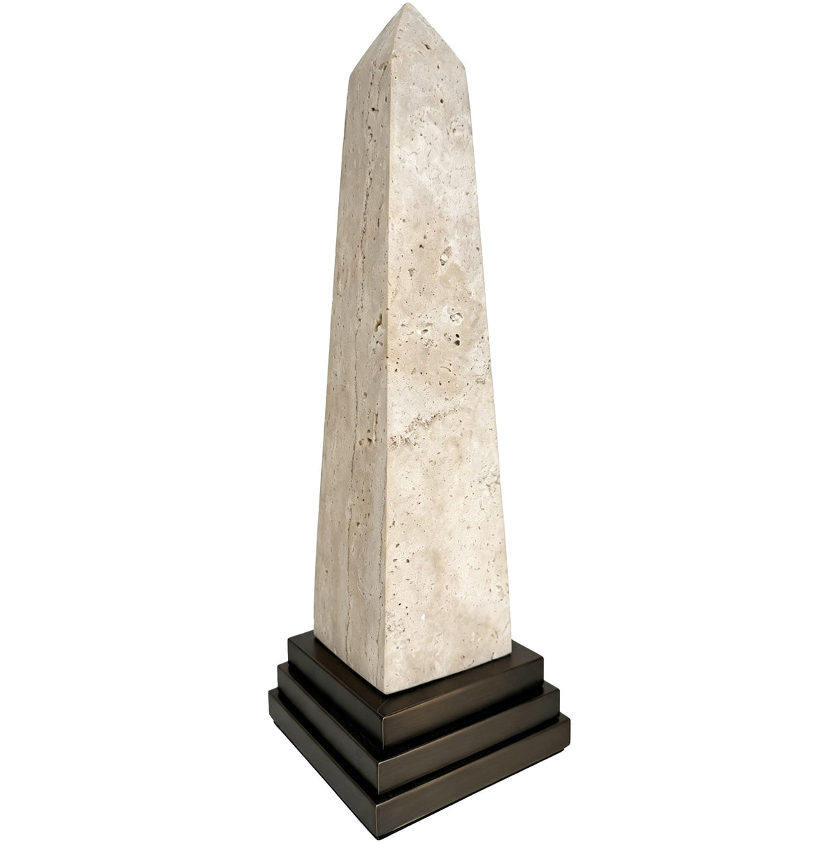 Keiichi Darius Sculpture in Travertine - Small