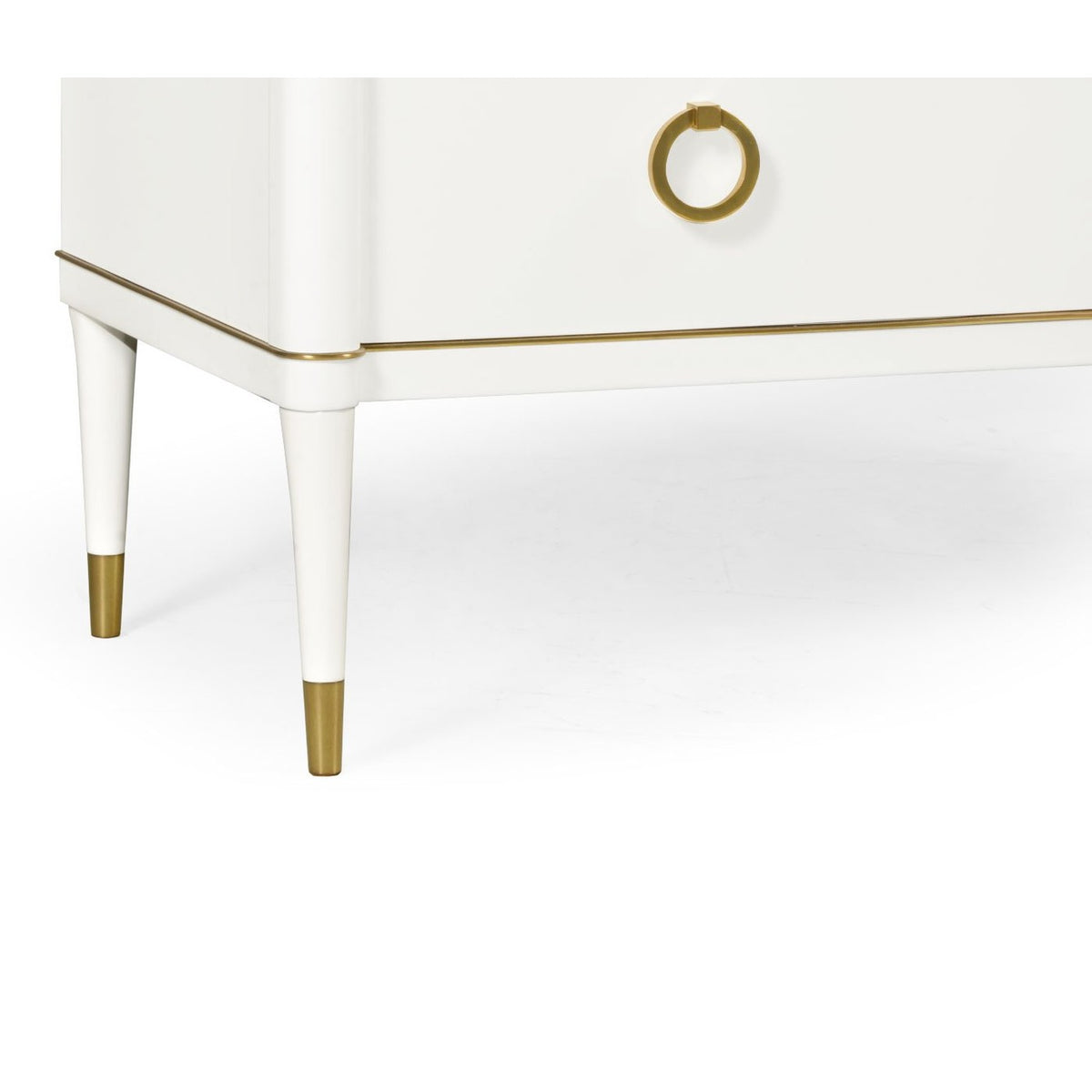 Jonathan Charles Large Chest of Drawers Painted Ivory