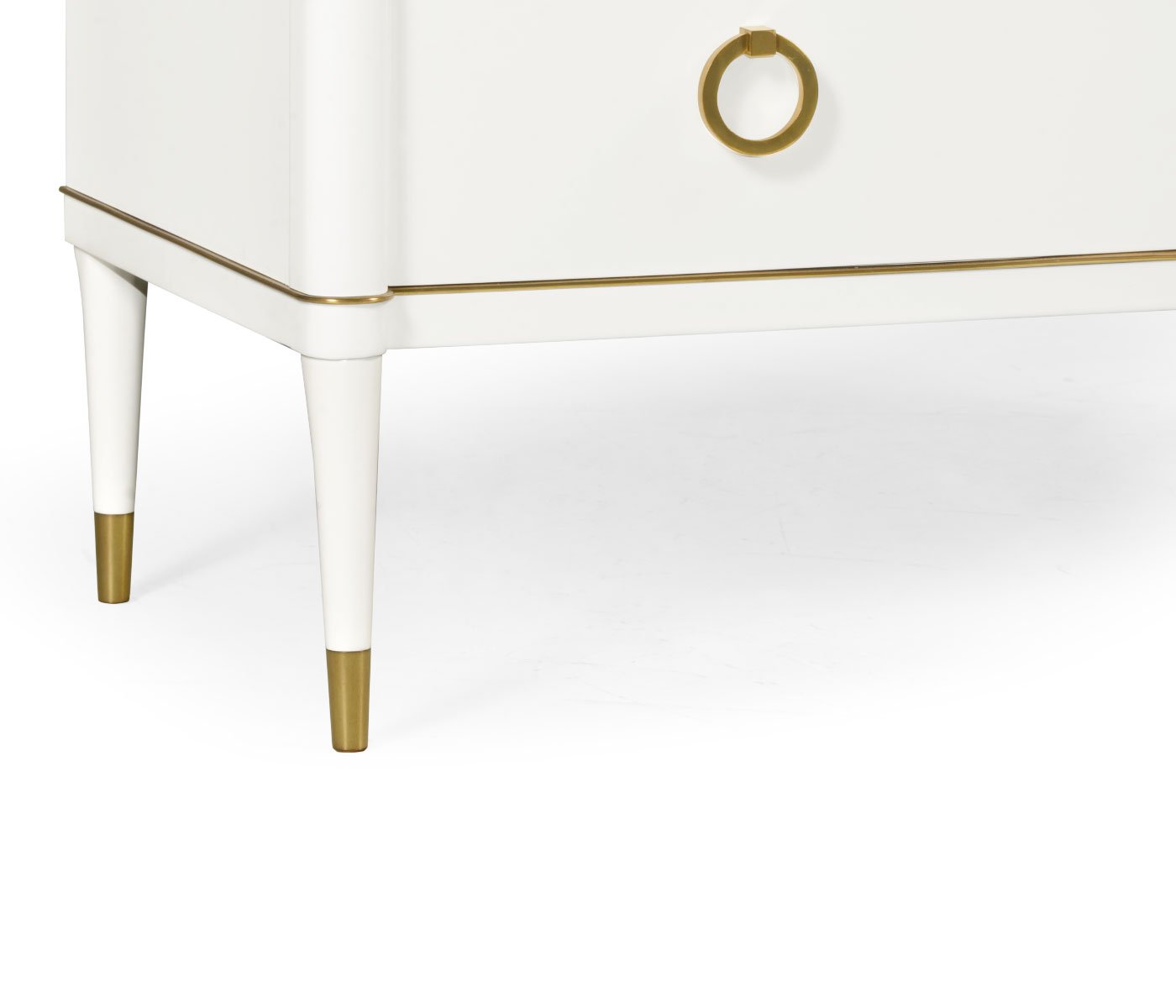 Jonathan Charles Large Chest of Drawers Painted Ivory