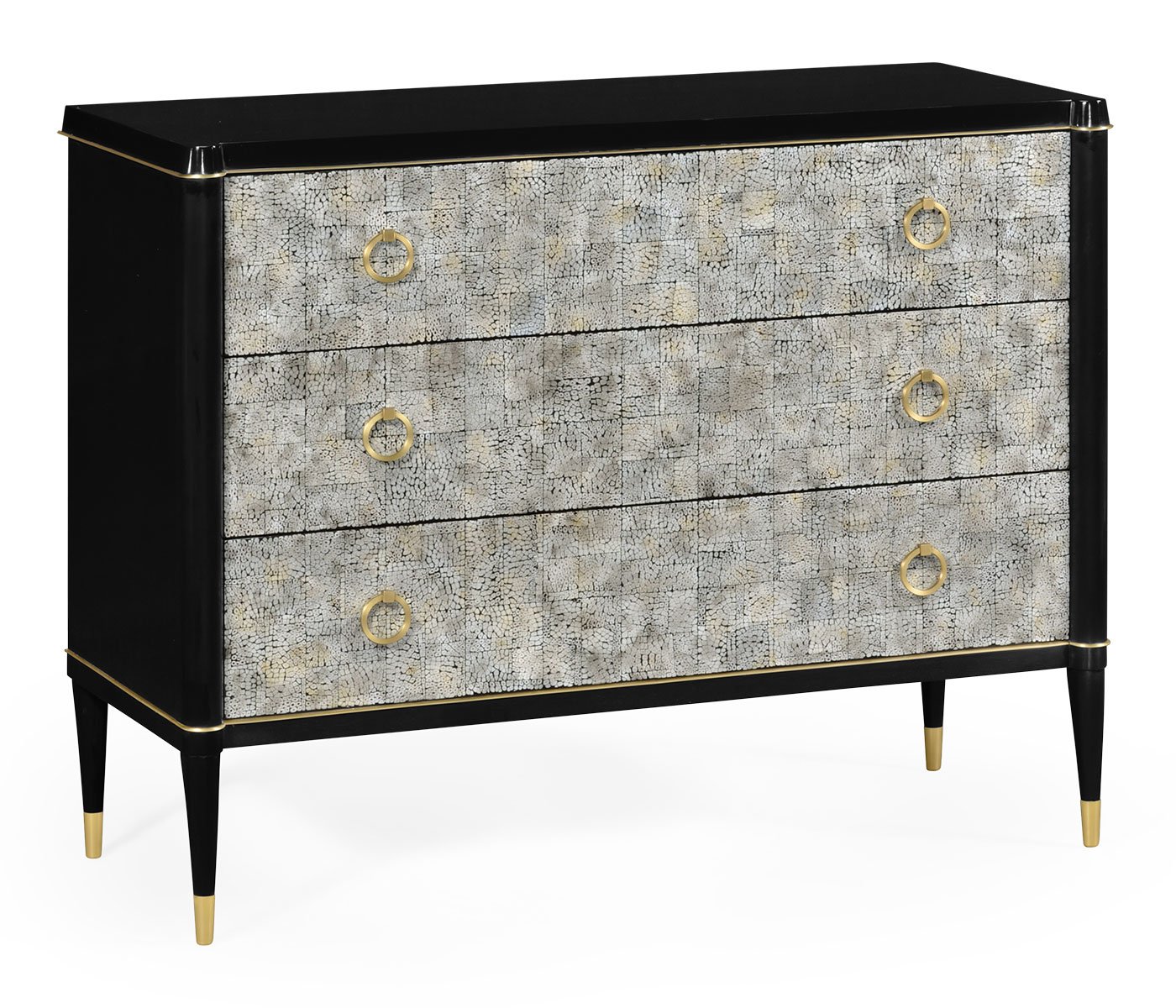 Jonathan Charles Large Chest of Drawers in Light Grey Eggshell