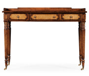 Jonathan Charles Dressing Table Monarch with Leather Inset Drawers