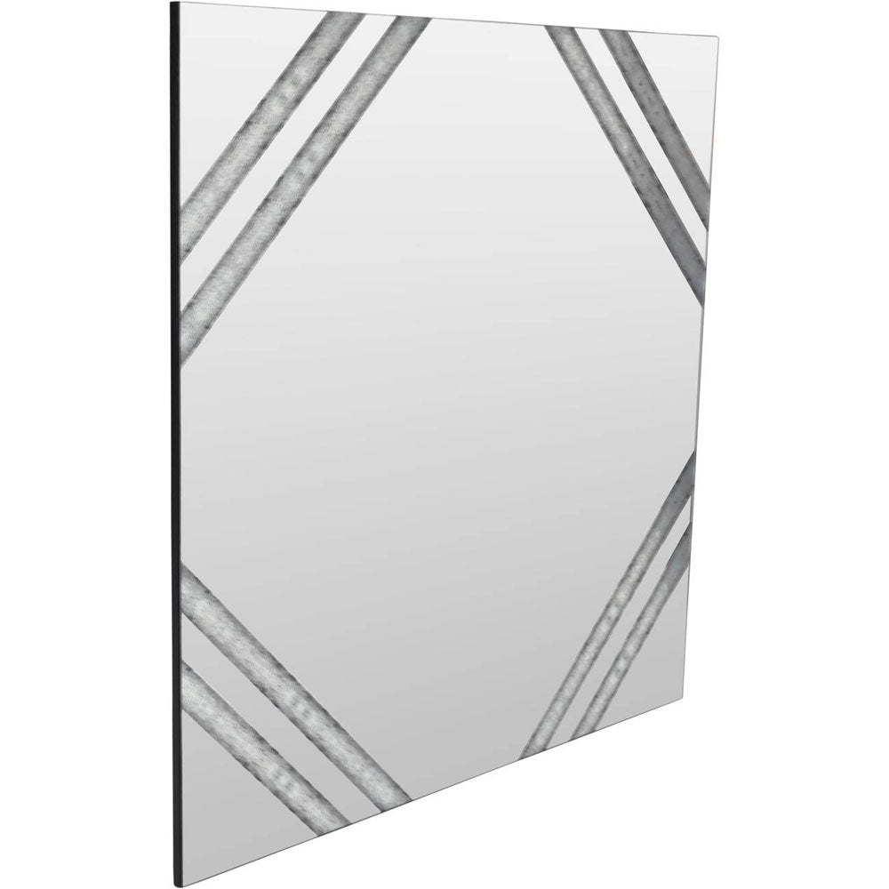 Lennox Antiqued Square Wall Mirror Nicholas John Interiors Ariese