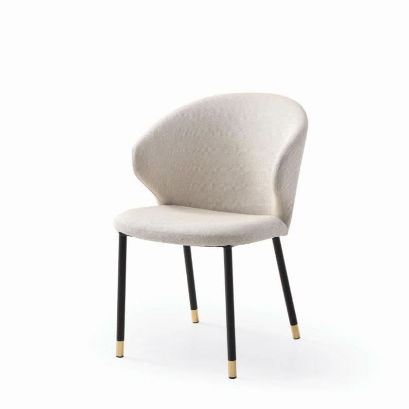 Tommy Franks Lexy Dining Chair in Warwick Bodhi Linen   Nicholas John Interiors