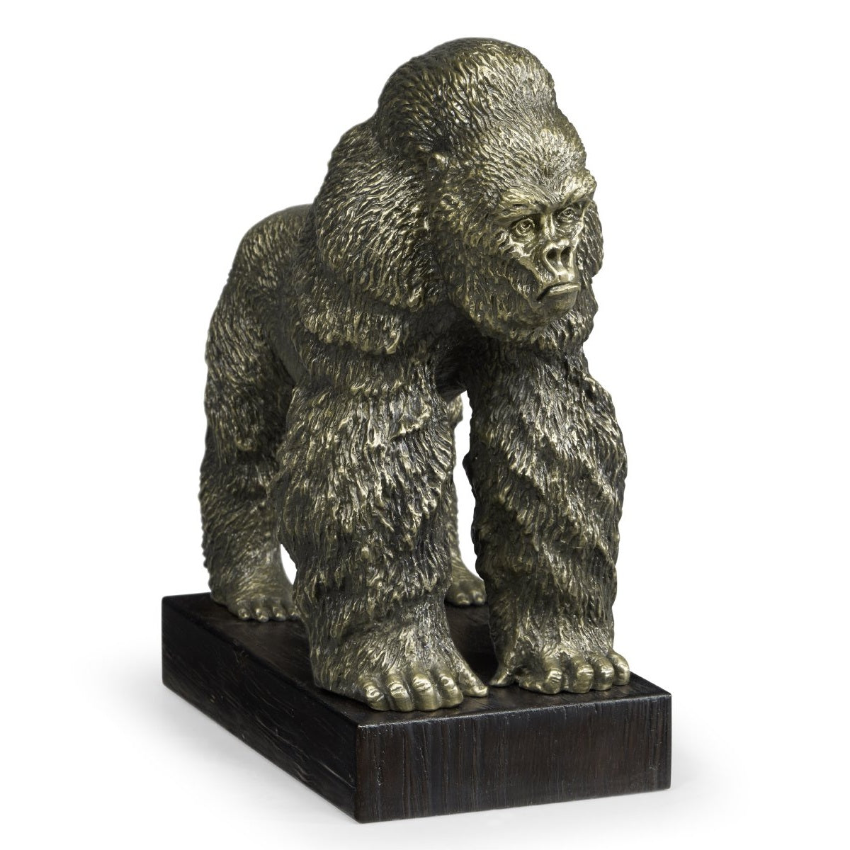 Jonathan Charles Light Brass King Kong Statue