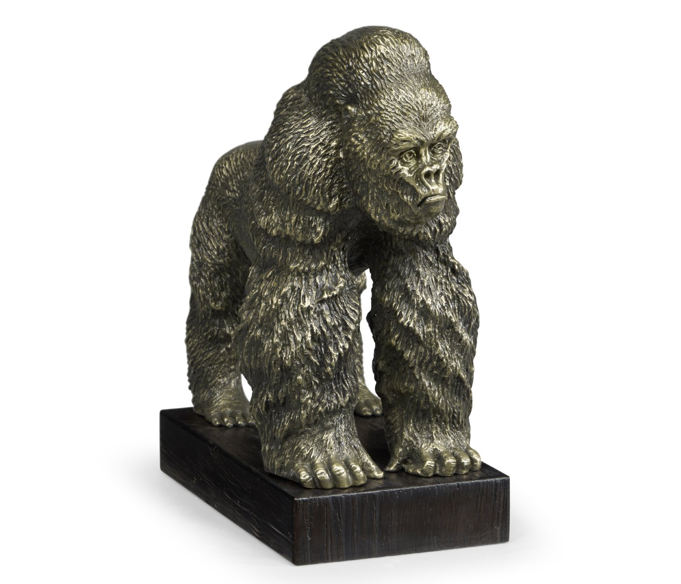 Jonathan Charles Light Brass King Kong Statue