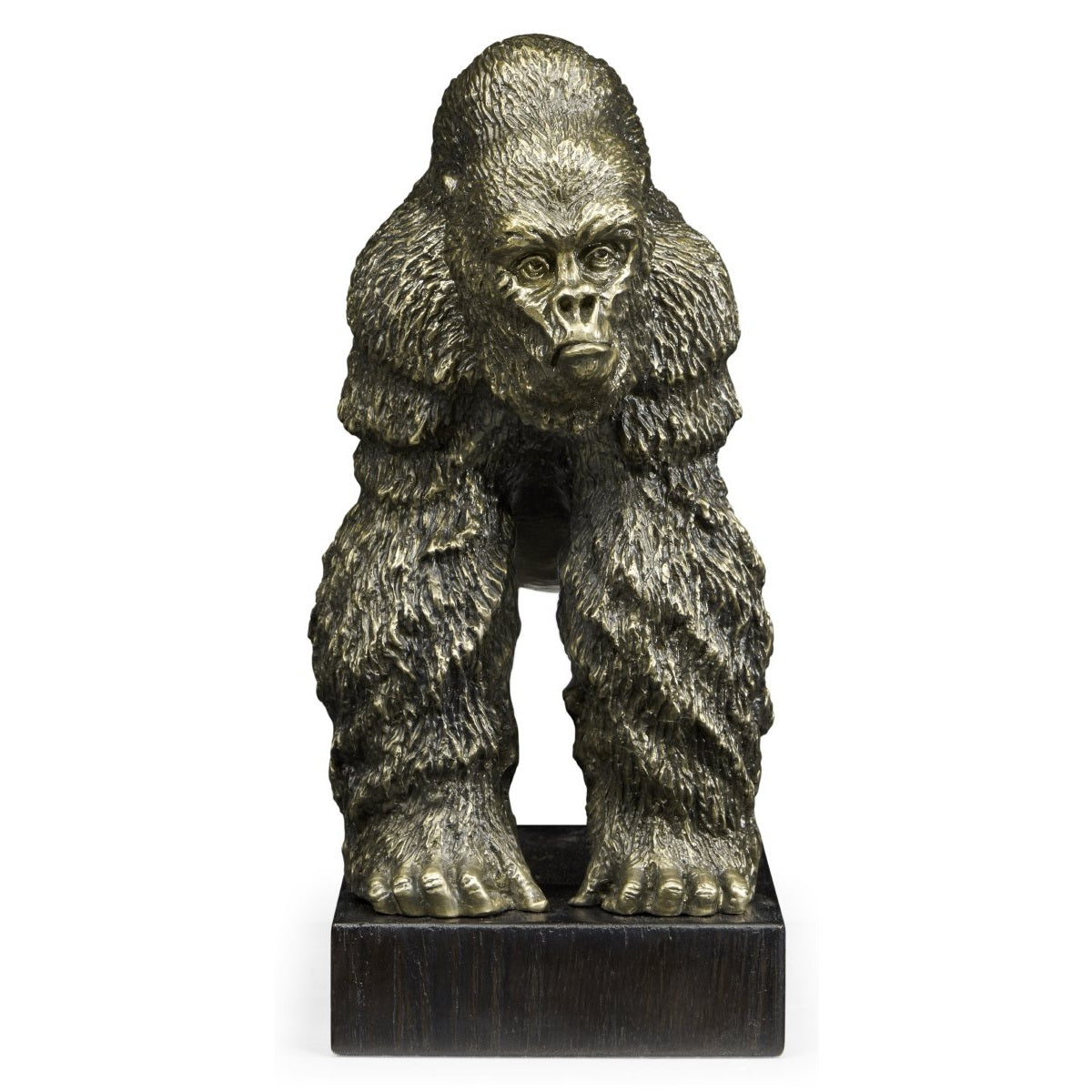 Jonathan Charles Light Brass King Kong Statue