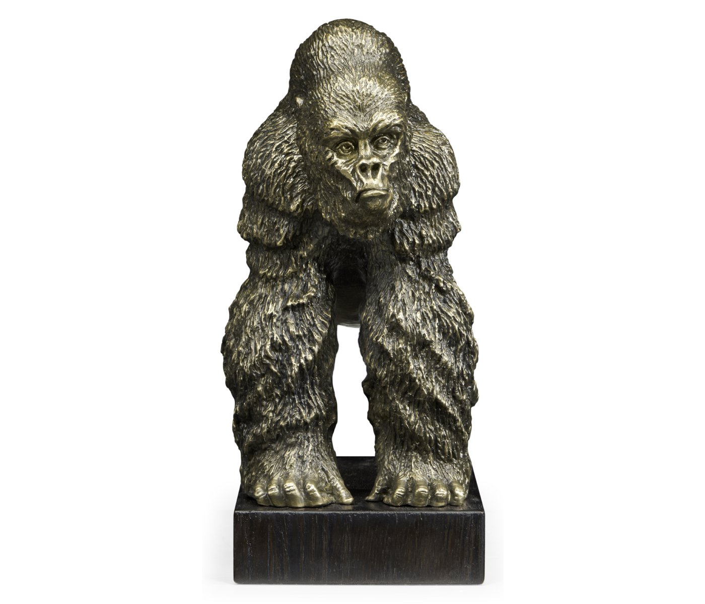 Jonathan Charles Light Brass King Kong Statue