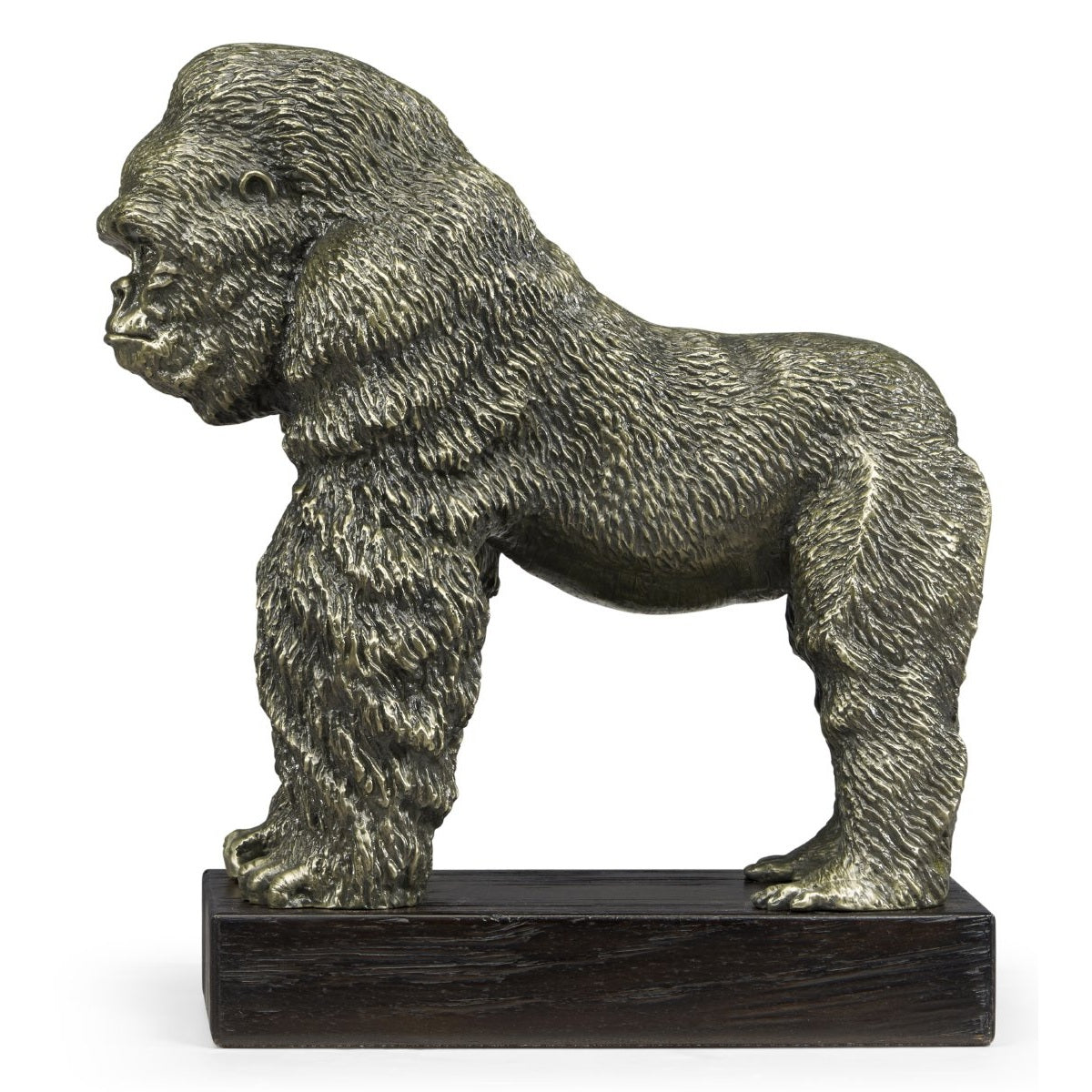 Jonathan Charles Light Brass King Kong Statue