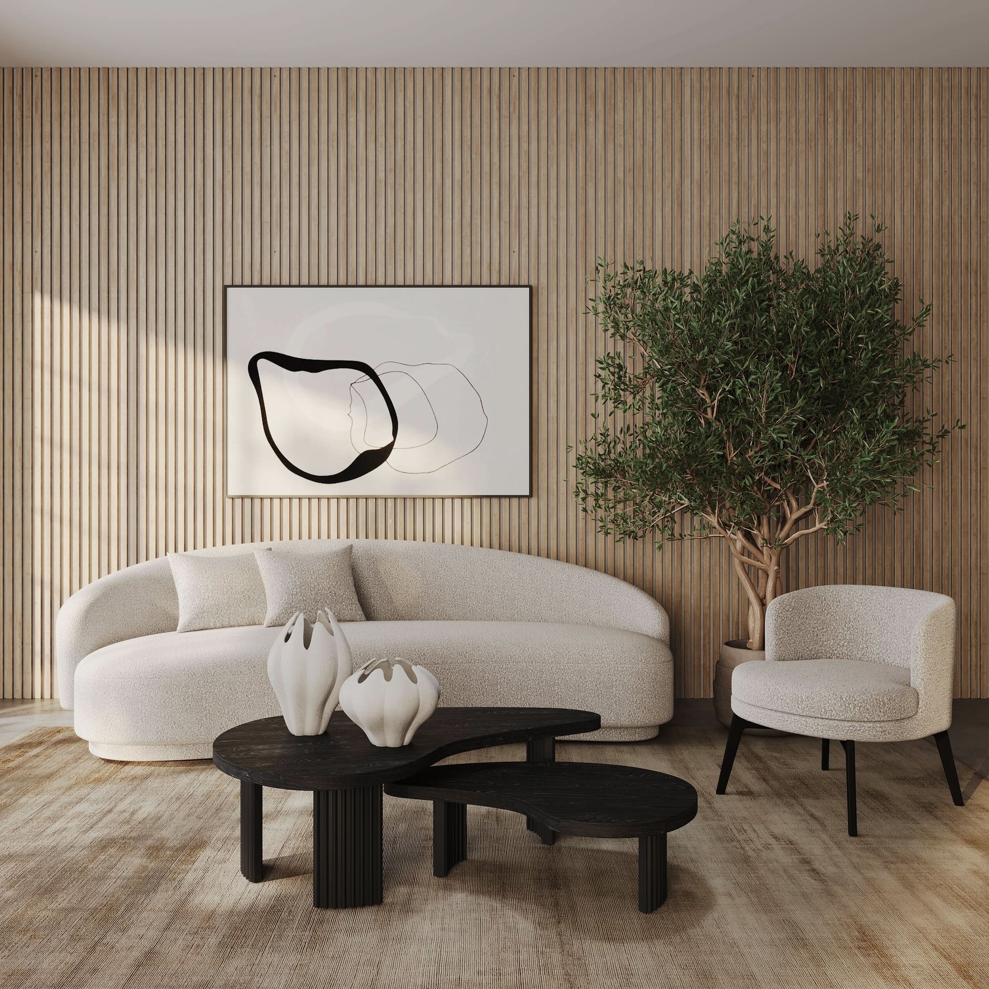 Line up - Oil painting   Nicholas John Interiors