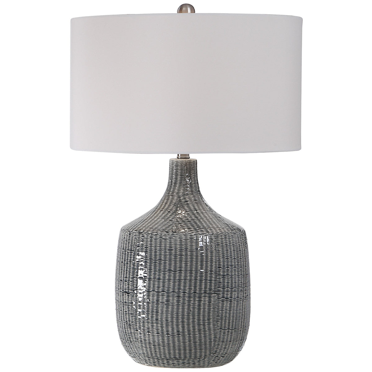  Felipe Distressed Gray Table Lamp