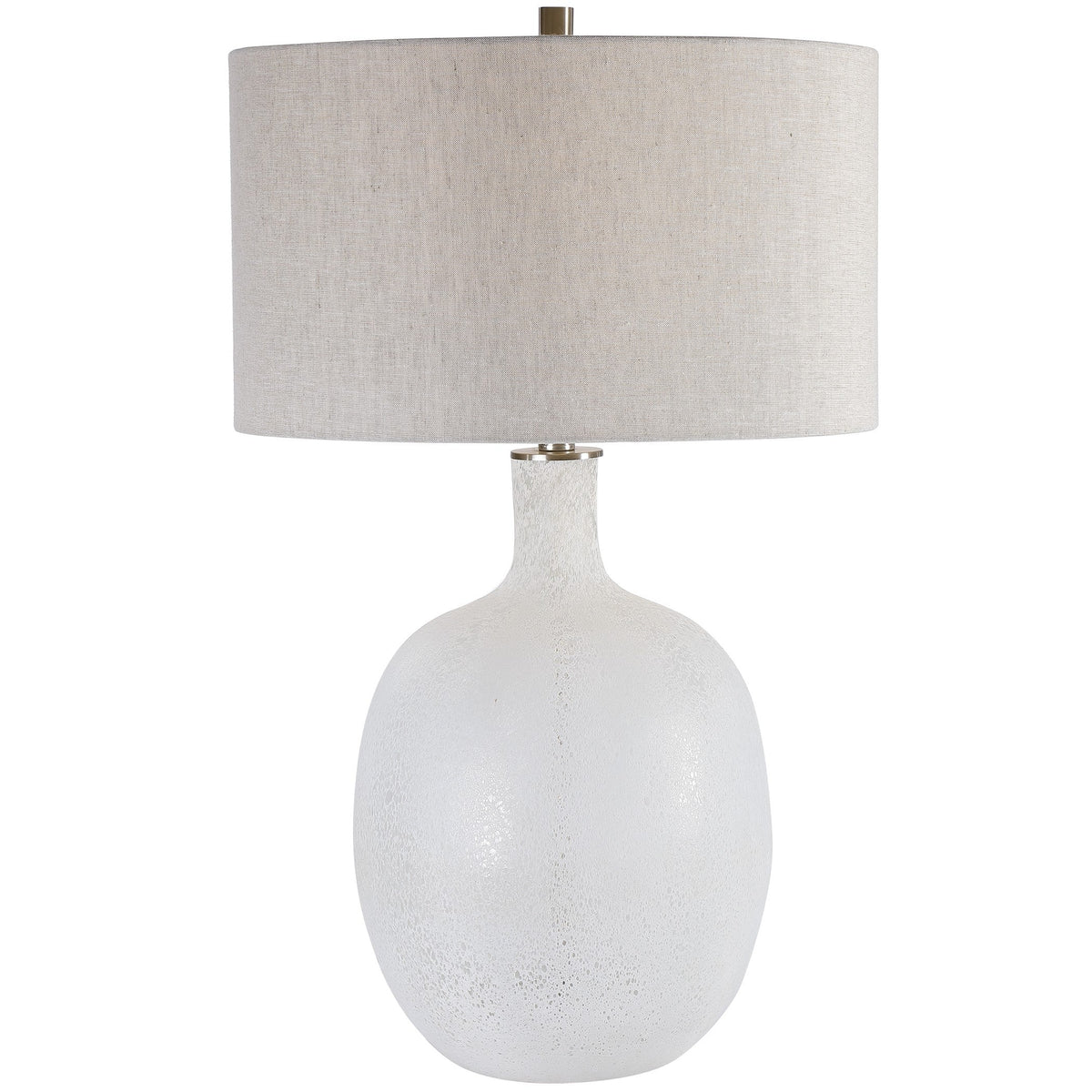  Whiteout Mottled Glass Table Lamp