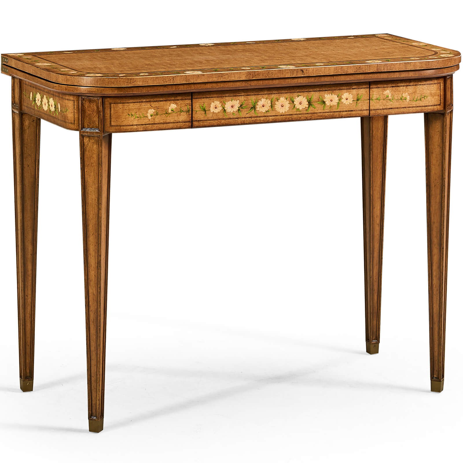Jonathan Charles Painted Card Table Louis XV