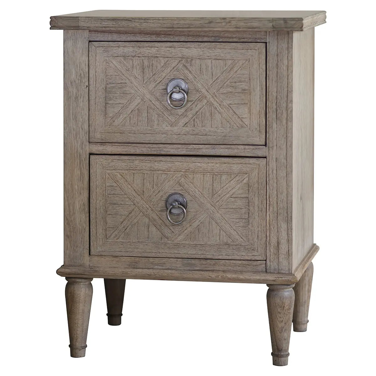 Lovell 2 Drawer Bedside Table Bedside Table