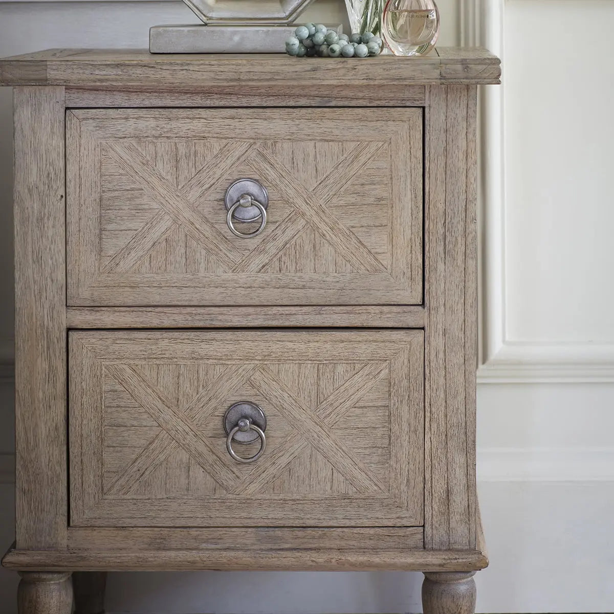 Lovell 2 Drawer Bedside Table Bedside Table
