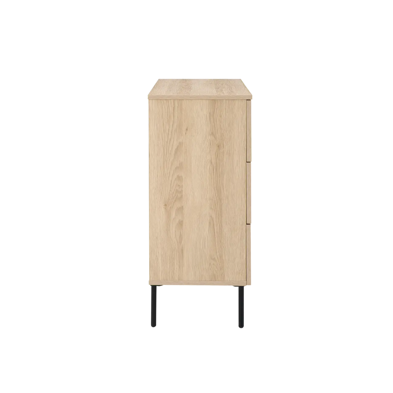 Luna 3 Drawer Chest - Oak  Nicholas John Interiors
