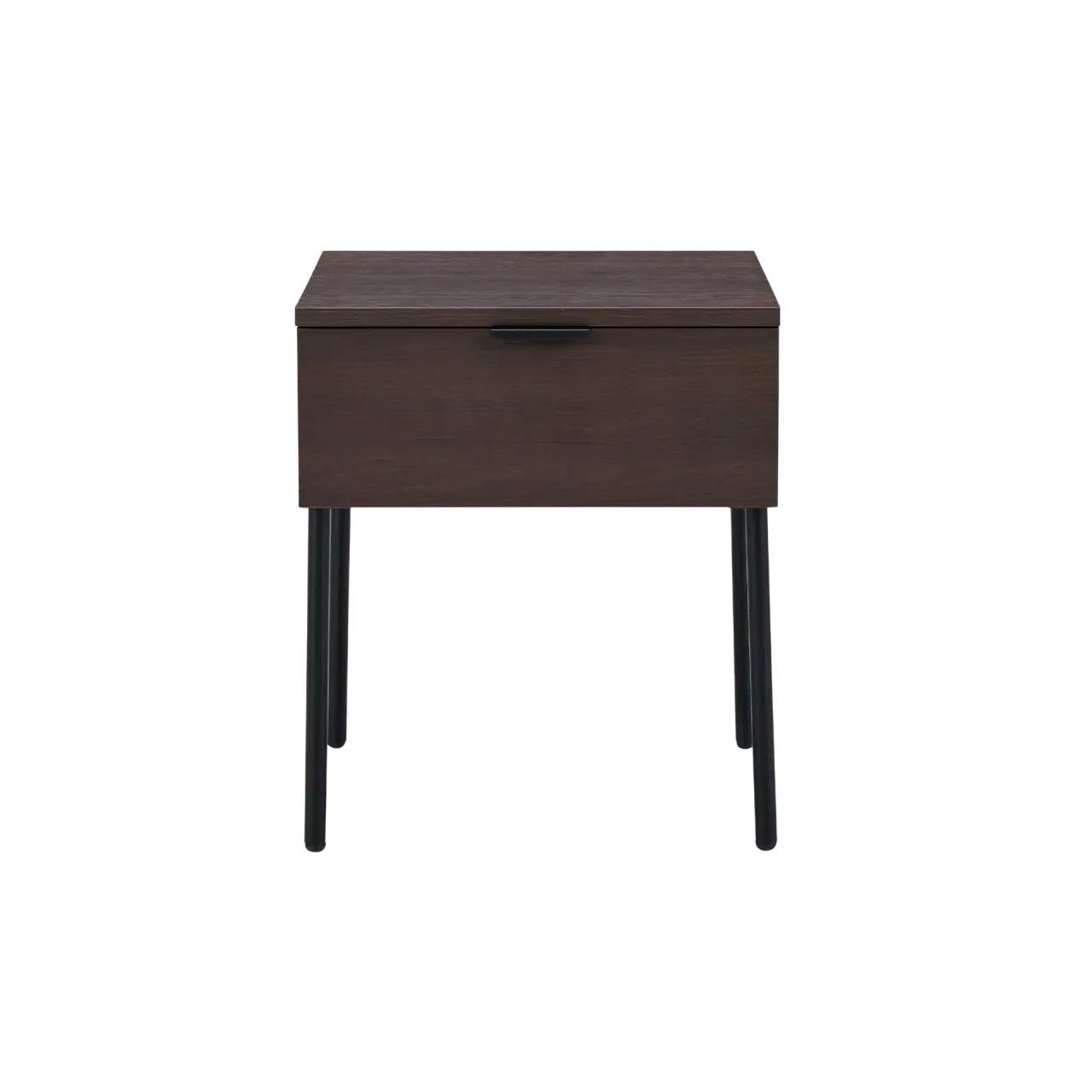 Twenty10 Luna Bedside Table in Espresso - Drawer Modern Cabinet  Nicholas John Interiors