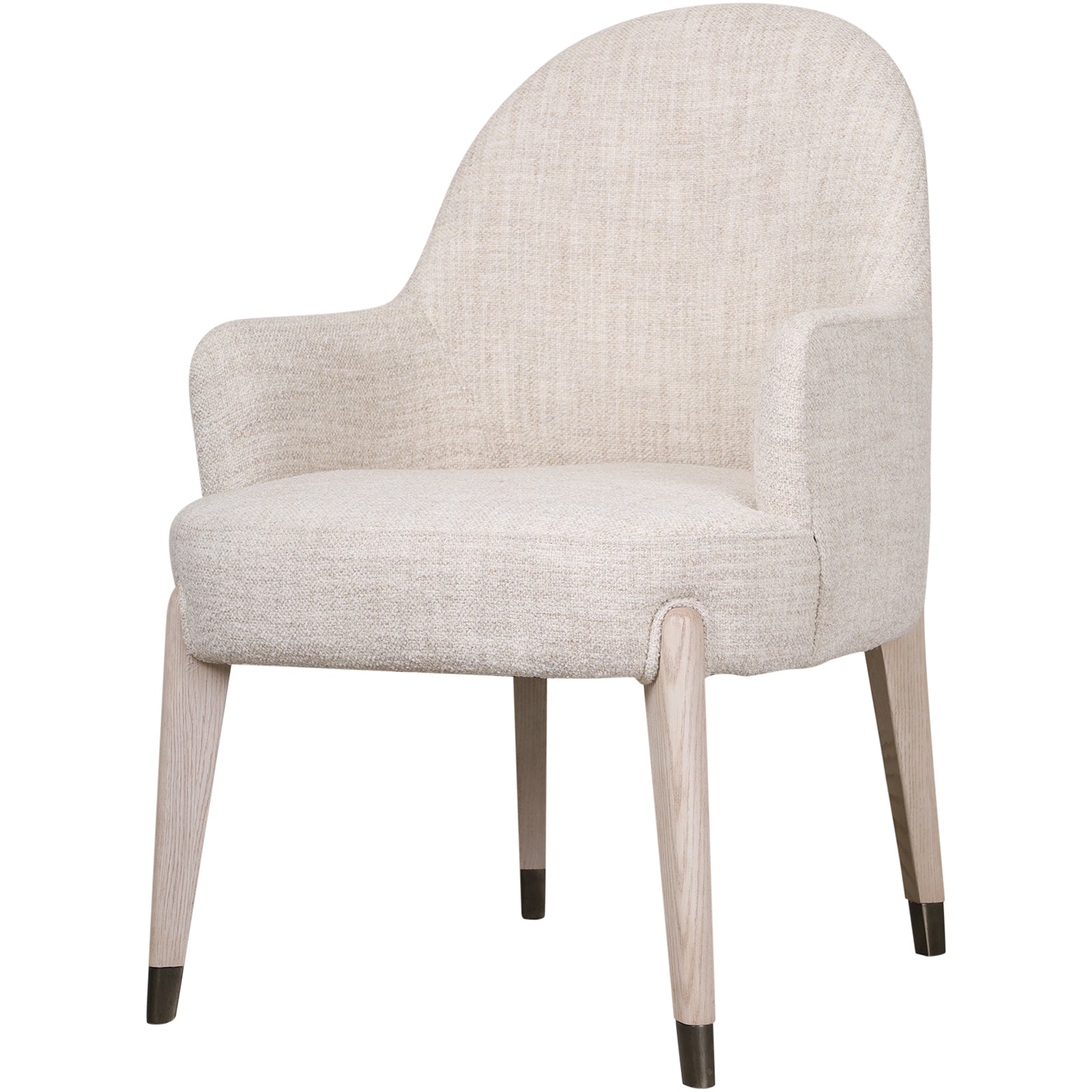 Theodore Alexander II Luna Dining Arm Chair in Light