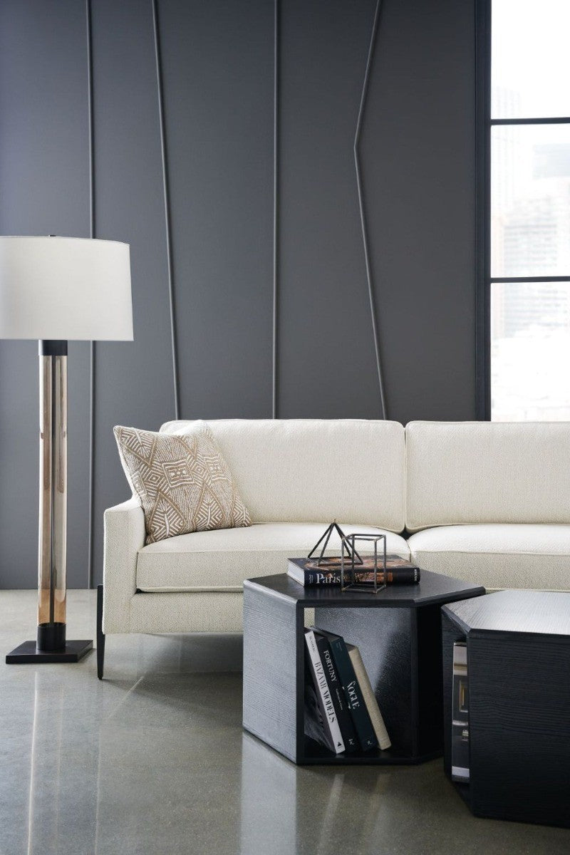 Caracole ReMix Hexagon End/Coffee Table in Black
