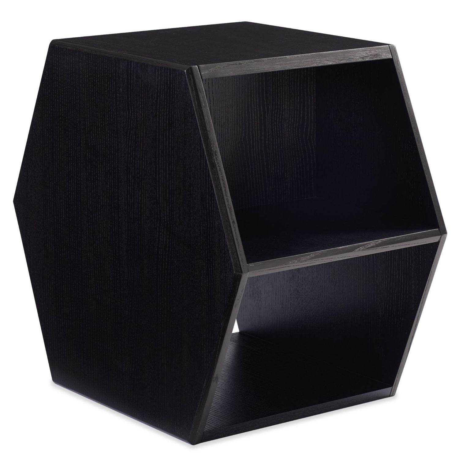 Caracole ReMix Hexagon End/Coffee Table in Black