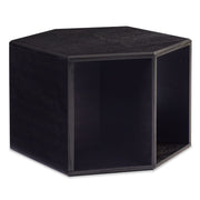 Caracole ReMix Hexagon End/Coffee Table in Black