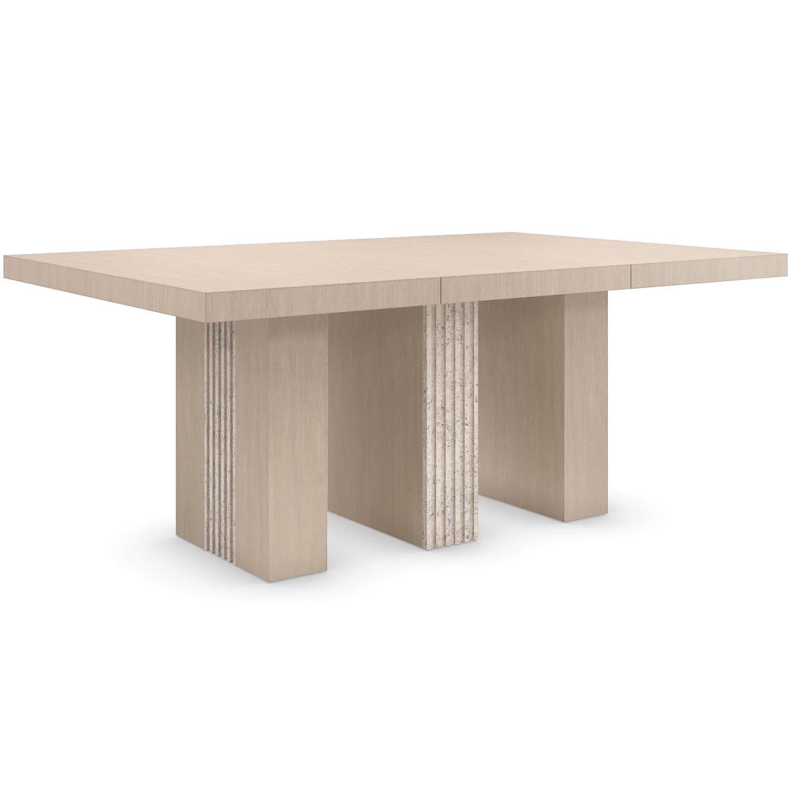 Caracole Unity Extending Dining Table in Light - 122-244cm