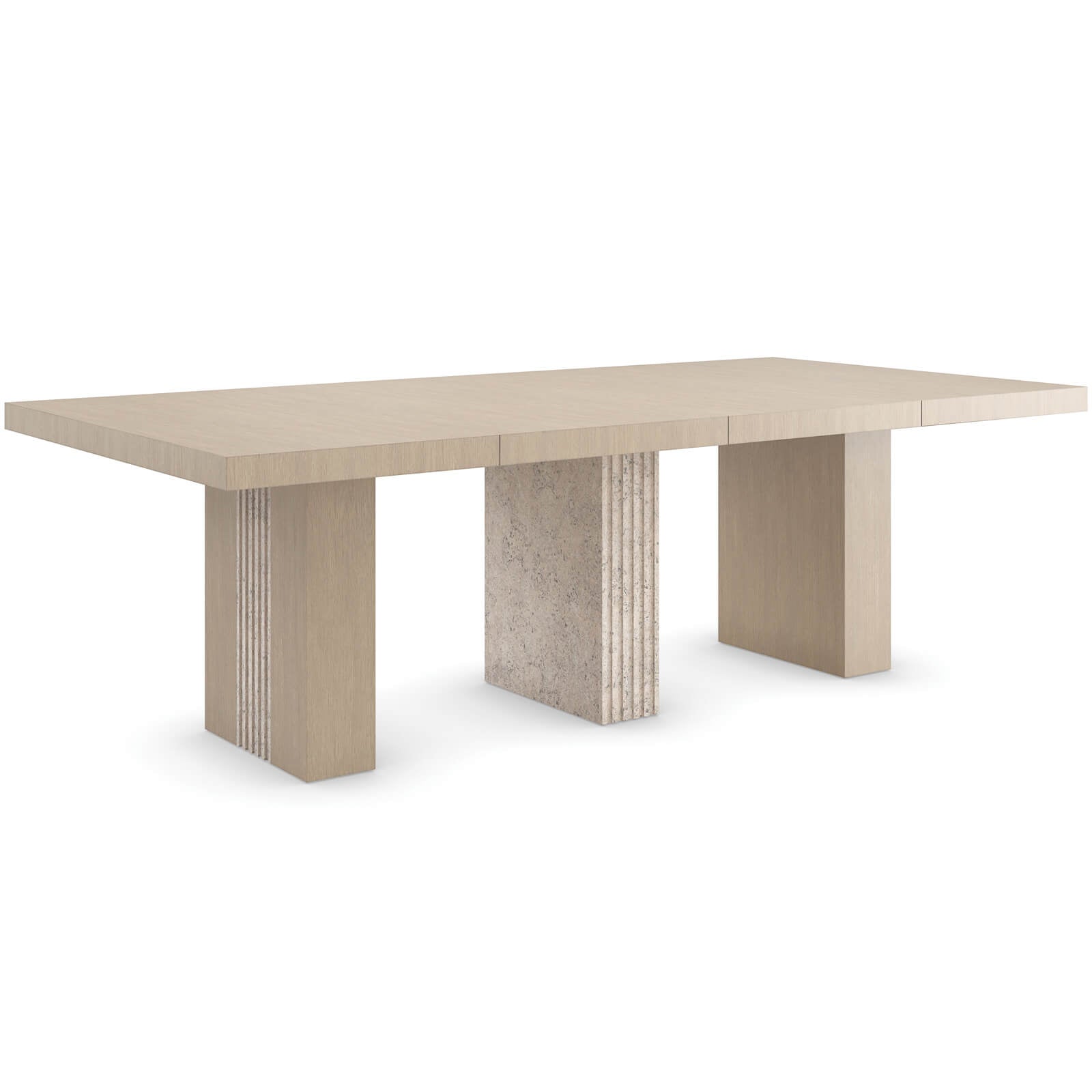 Caracole Unity Extending Dining Table in Light - 122-244cm