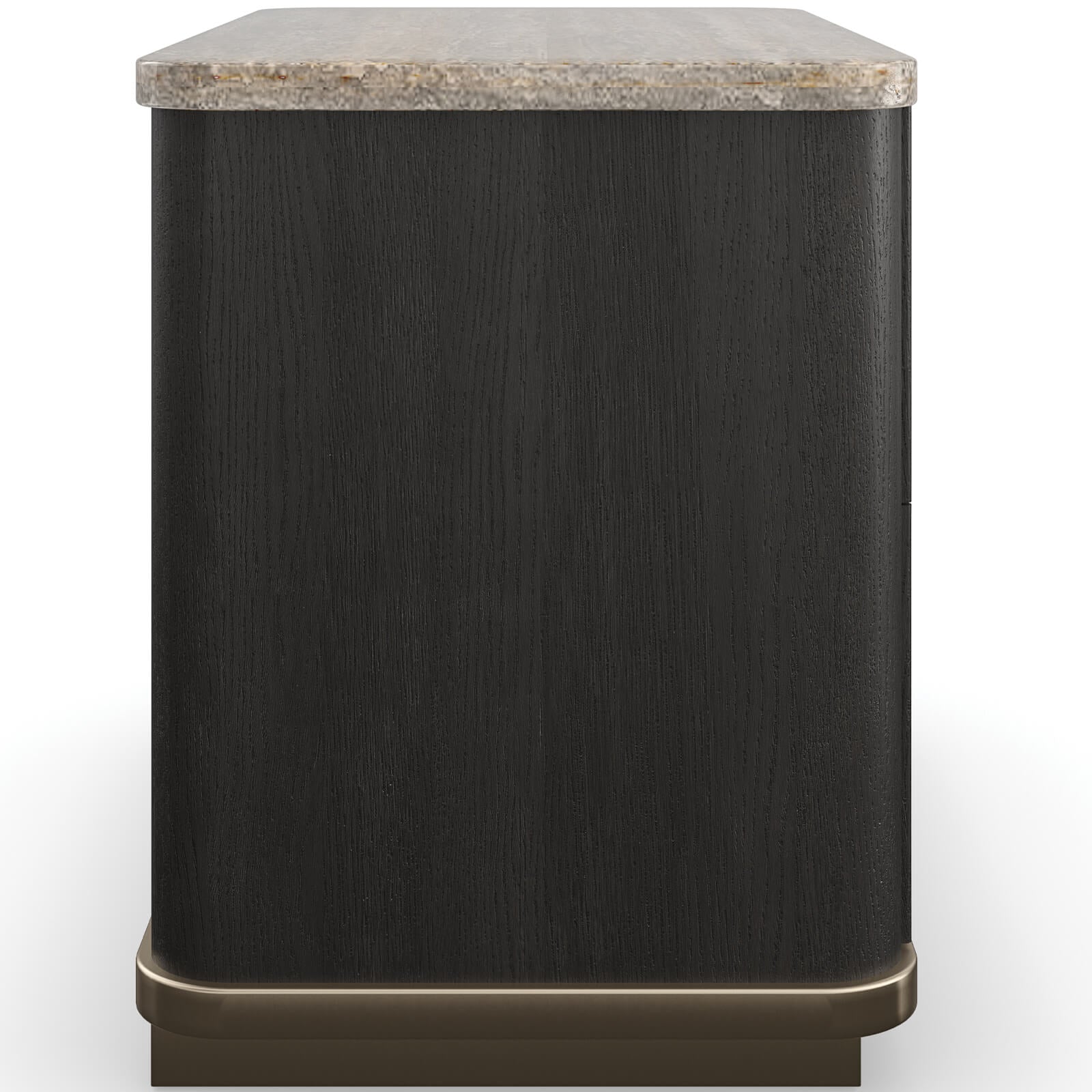 Caracole Rhythm Bedside Table in Black