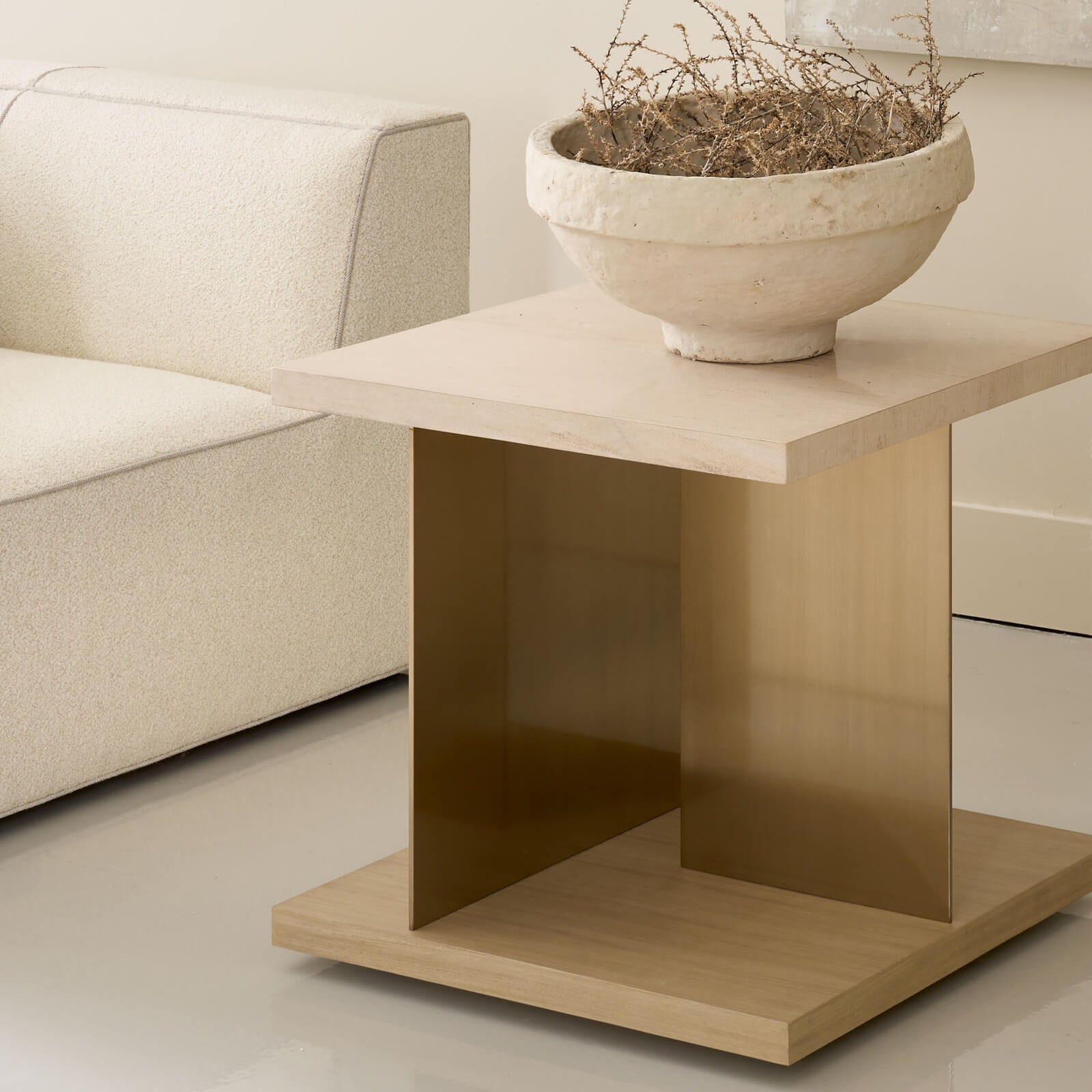 Caracole Cape Verde End Table in Light