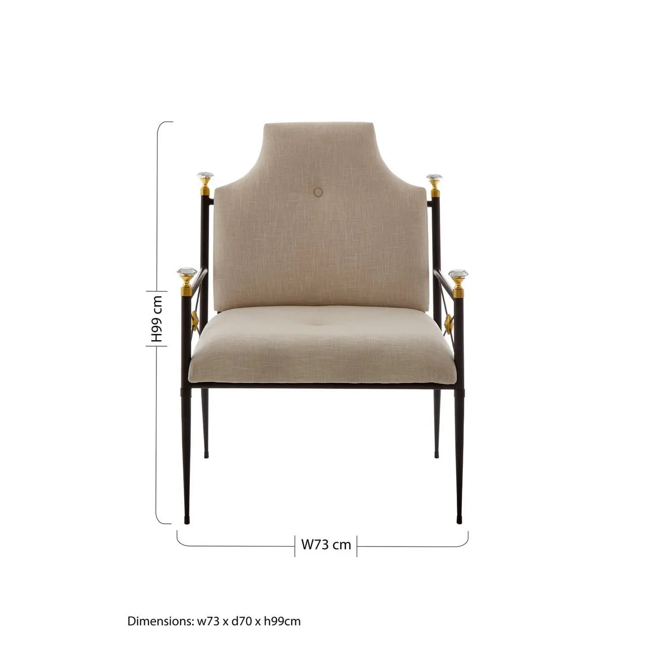 Madison High Back Chair Nicholas John Interiors NJ Living