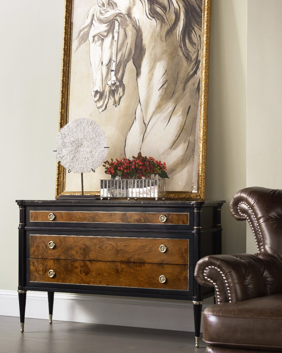 Jonathan Charles Madison Chest of Drawers with Marble Top