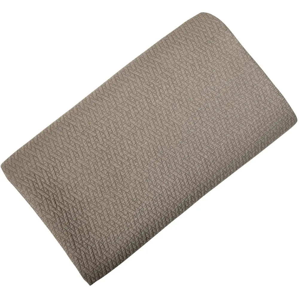 Malini Hendersen Taupe King Quilt Quilt