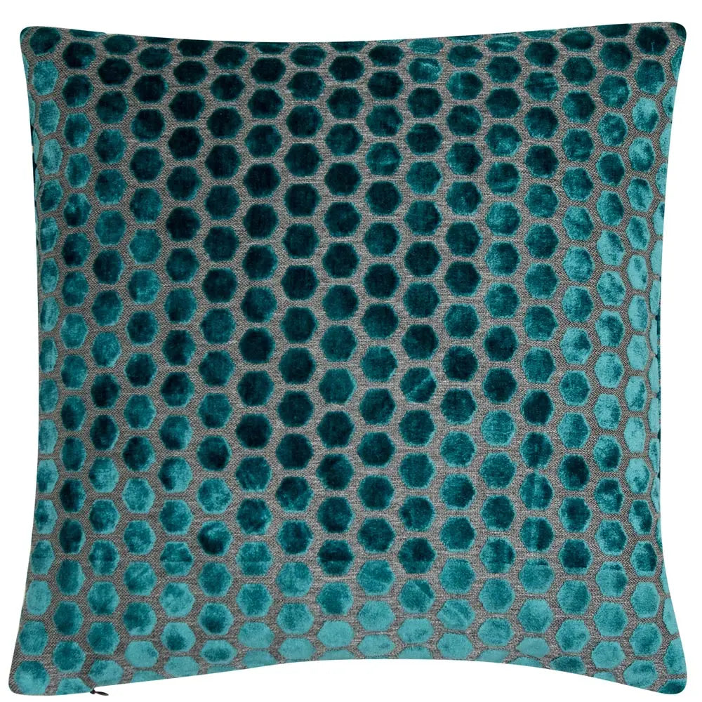 Malini Jorvik Teal Cushion
