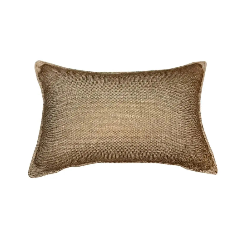 Malini Linea Rectangle Taupe Cushion