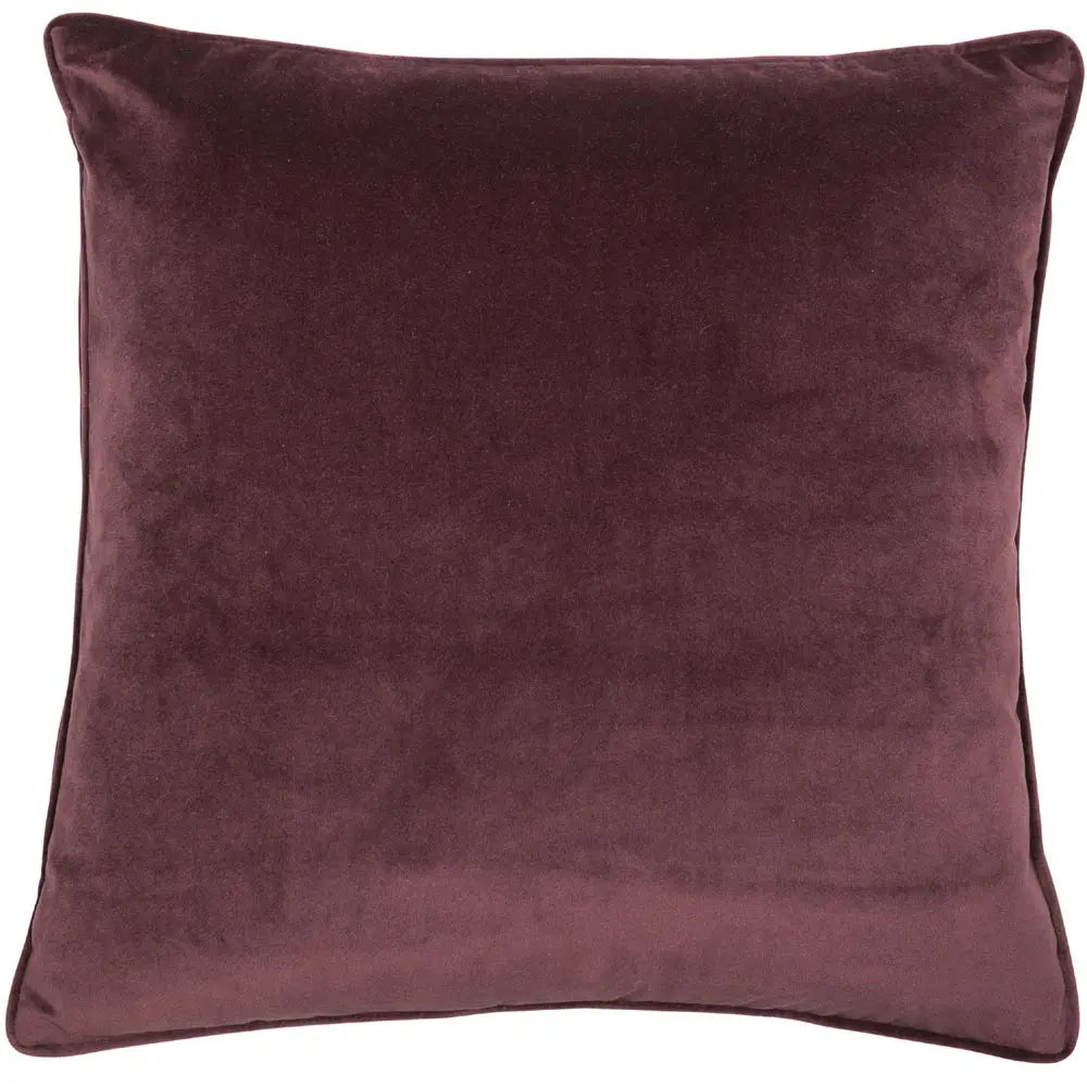 Malini Luxe Aubergine Cushion