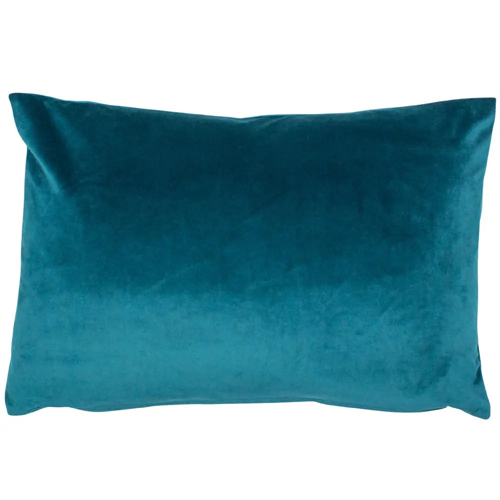 Malini Luxe Rectangle Teal Cushion
