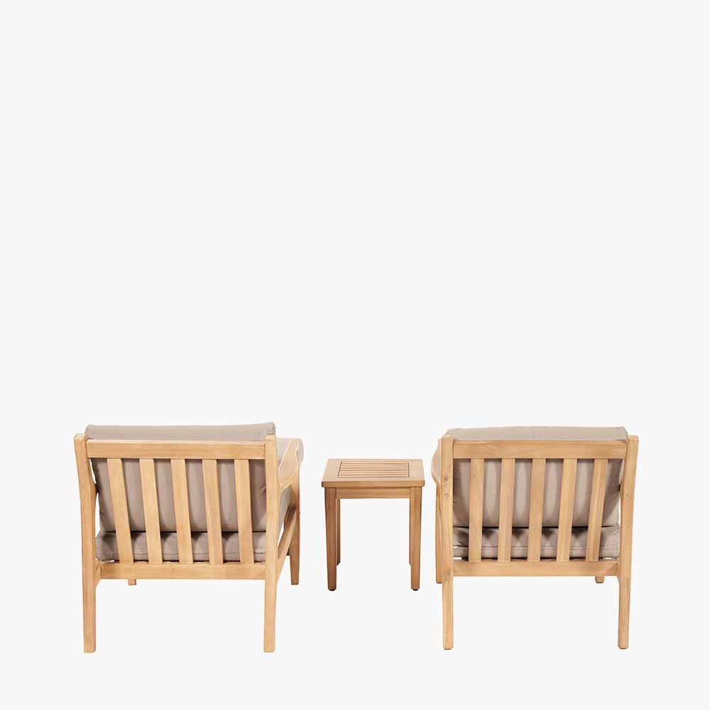 Malta Outdoor Hocker Set - Pacific Lifestyle Nicholas John Interiors