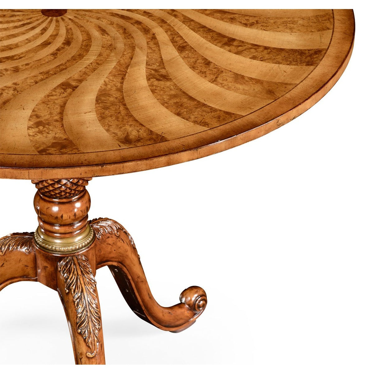 Jonathan Charles Centre Table George III with Spiral Inlay
