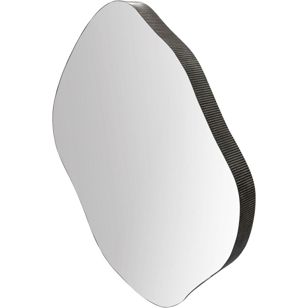 Metal Framed Mirror in Oak Wood Finish Nicholas John Interiors Ariese