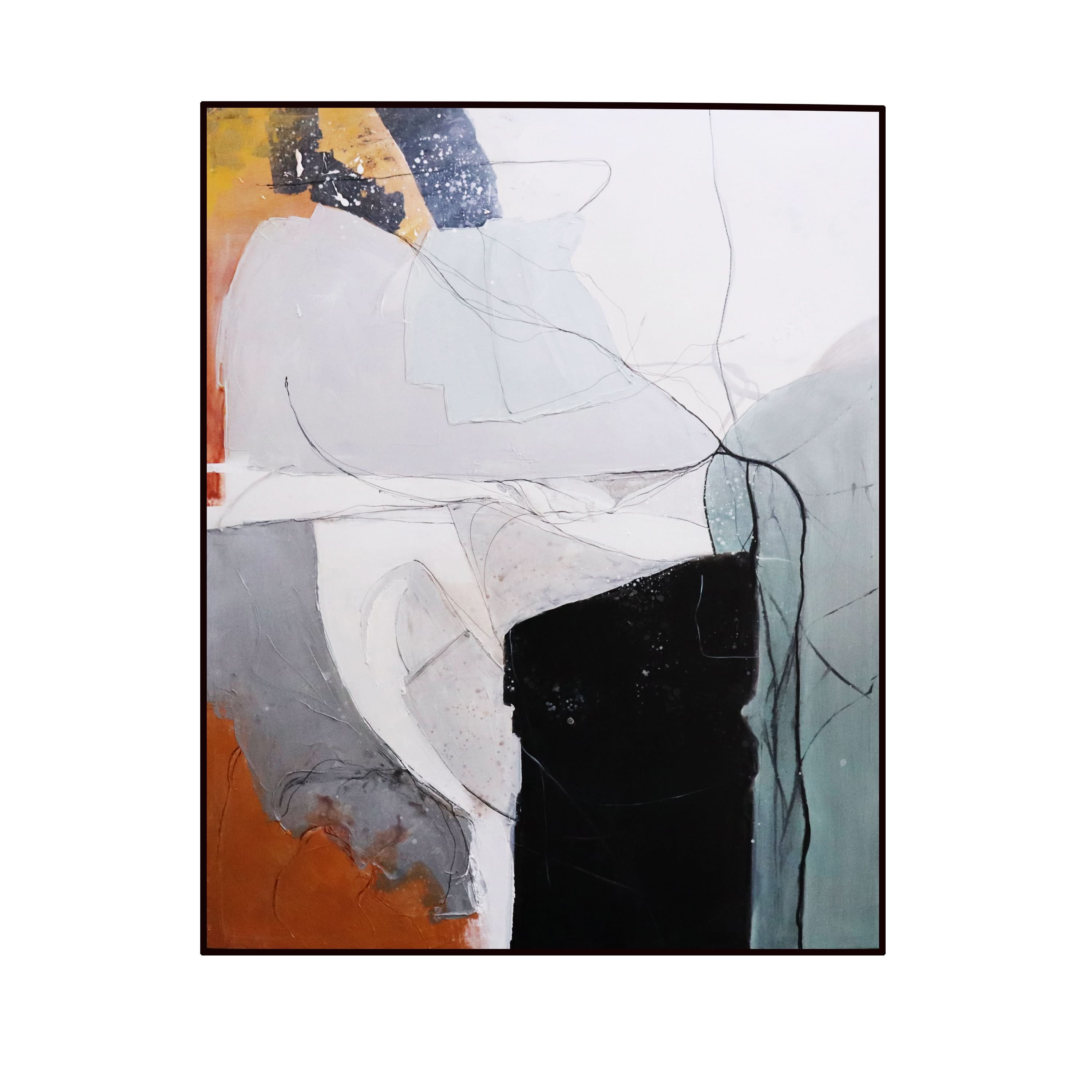 Tommy Franks Seafoam Oil Painting   Nicholas John Interiors