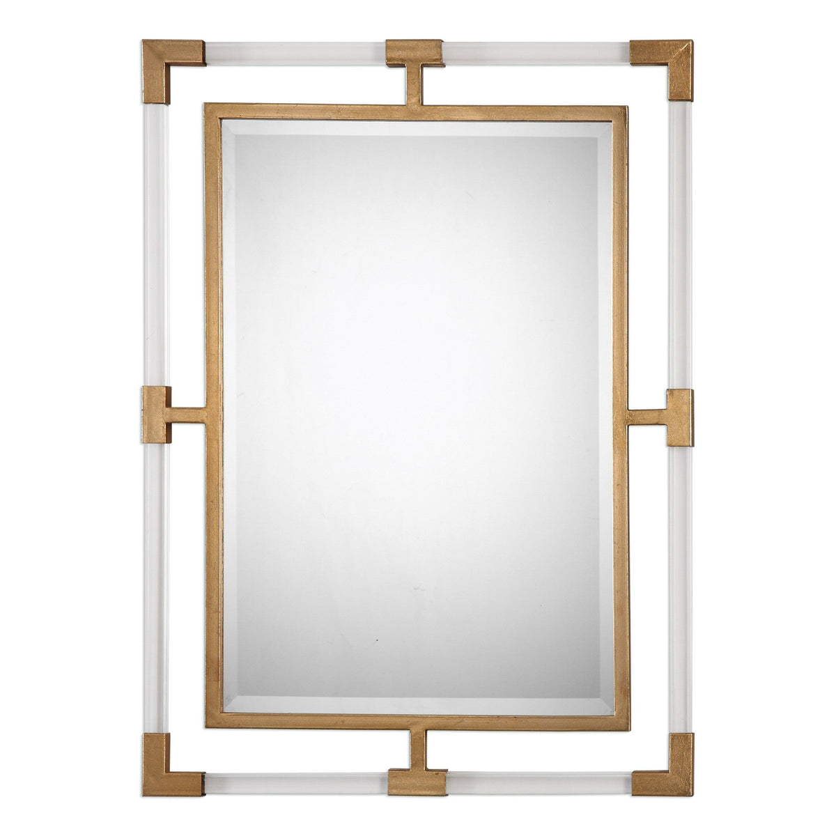  Balkan Modern Gold Wall Mirror