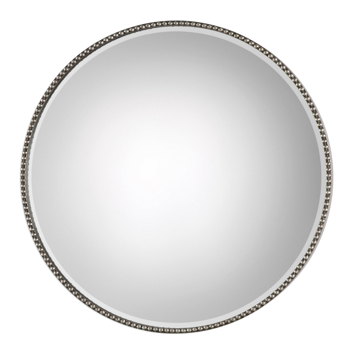  Stefania Beaded Round Mirror