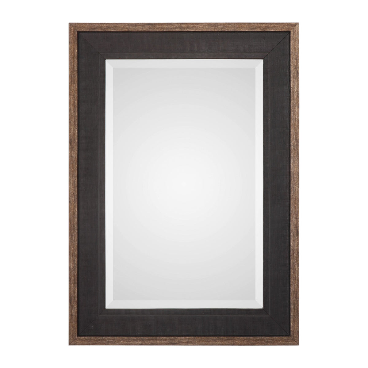  Staveley Rustic Black Mirror